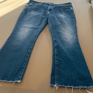 AG Adriano Goldschmied Flare Blue Jeans
